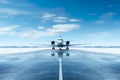 business travel with this minimalist shoot featuring a private plane.