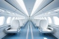 business travel with this minimalist shoot showcasing the interior of a private plane. Royalty Free Stock Photo