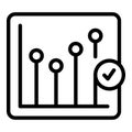 Business trend seo icon outline vector. Site web