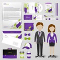 Business uniform, office stationary, and accessories tool such a Royalty Free Stock Photo