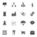 Business, universal vector icons set