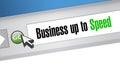 Business up to speed online browser sign