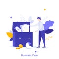 Business Vector Conceptual Illustration Royalty Free Stock Photo