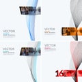 Business vector design elements for graphic layout. Modern abstr