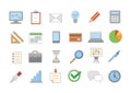 Business vector icons set