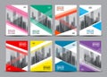 Business vector set, Brochure template layout, cover design Royalty Free Stock Photo