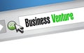 business venture browser sign concept