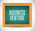 business venture chalkboard sign concept
