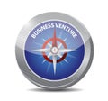 business venture compass sign concept
