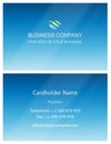 Business visiting card design elements template