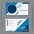 Business visiting card vector design template