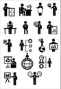 Business web icon set