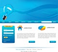 Business website templates Royalty Free Stock Photo