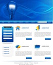 Business website templates Royalty Free Stock Photo