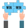Business win win concept Royalty Free Stock Photo