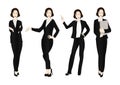 Business Woman Color Full Body