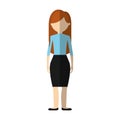 business woman formal cloth icon