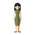 business woman formal cloth icon