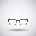 Business Woman Glasses Icon Royalty Free Stock Photo