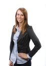 Business woman hands on hips Royalty Free Stock Photo