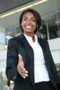 Business Woman Handshake Royalty Free Stock Photo