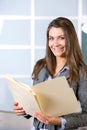 Business woman holding legal documents Royalty Free Stock Photo