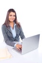 Business Woman on laptop