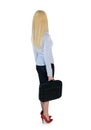 Business woman looking back Royalty Free Stock Photo