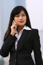 Business Woman on a phone Jakarta Royalty Free Stock Photo