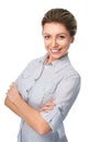 Business woman portrait, crossed arms Royalty Free Stock Photo