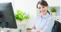 Business woman smile to you Royalty Free Stock Photo