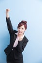 Business woman smile to you Royalty Free Stock Photo