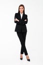 Business woman standing with arms crossed Royalty Free Stock Photo