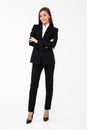 Business woman standing with arms crossed Royalty Free Stock Photo