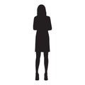 Business woman standing with folded arms