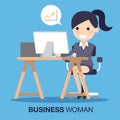 Business woman success