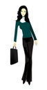 Business woman vector