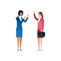 Business women elegant avatar character