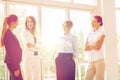 Business women meeting at office and talking Royalty Free Stock Photo