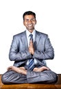 Business yoga Royalty Free Stock Photo