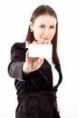 Businesscard woman