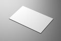 Businesscard 55x85mm mockup - 3D rendering