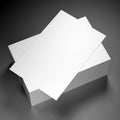 Businesscard 55x85mm mockup - 3D rendering