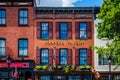 Businesses along Thames Street in Fells Point, Baltimore, Maryland