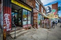 Businesses in Chinatown, in Toronto, Ontario.