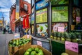 Businesses in Chinatown, in Toronto, Ontario.