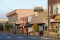 Businesses on East Main Street in downtown Monroe Washington