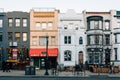 Businesses on 18th Street, in Adams-Morgan, Washington, DC