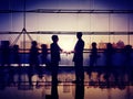Businessm People Handshake Corporate Greeting Communication Conc Royalty Free Stock Photo