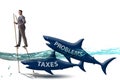 The businessman avoiding paying high taxes